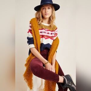 Camellia Fair Isle Jumper Sweater Bu Field And Flower At Anthropologie